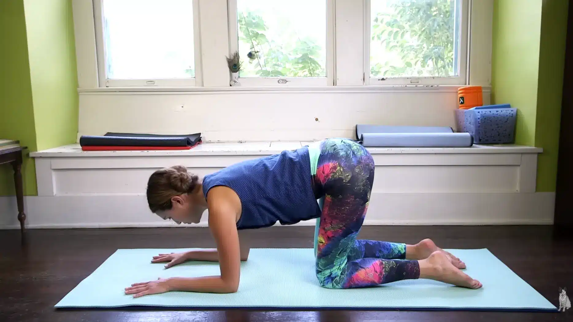 forearm base setup for beginner yoga headstand