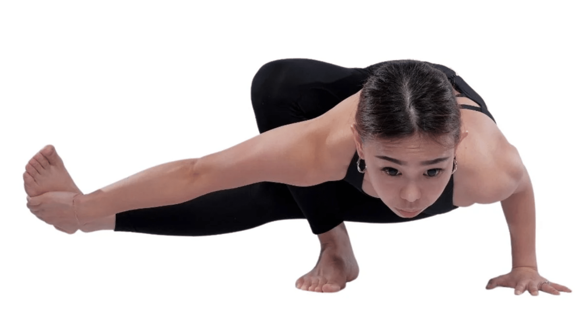 Grasshopper Parshva Bhuja Dandasana