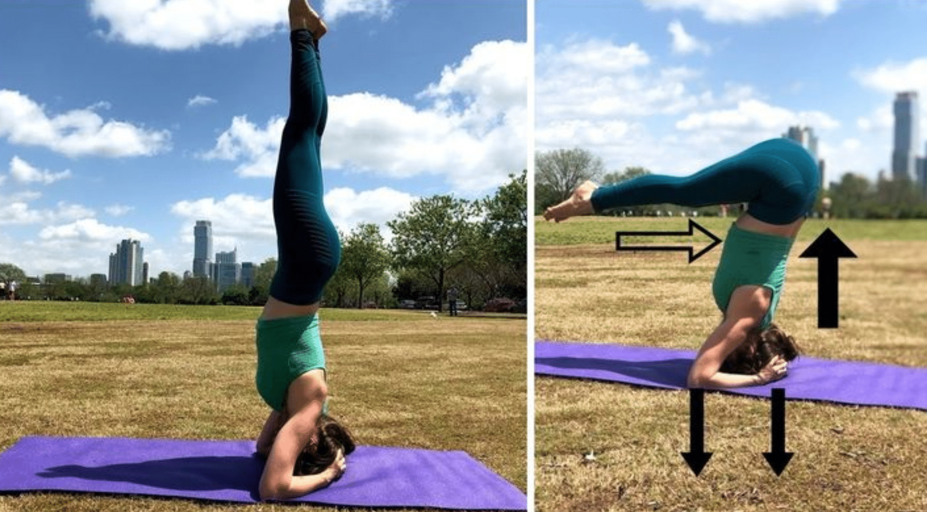 Press to Headstand Sirsasana