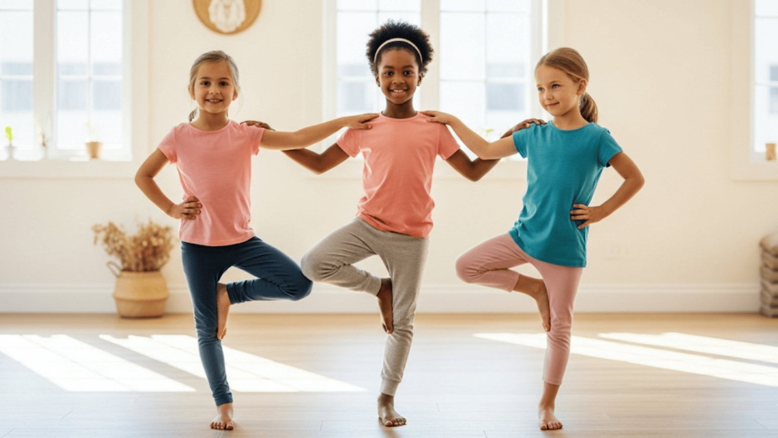 10 Kid 3-Person Yoga Poses Easy and Fun for Kids - My Fitness Yoga