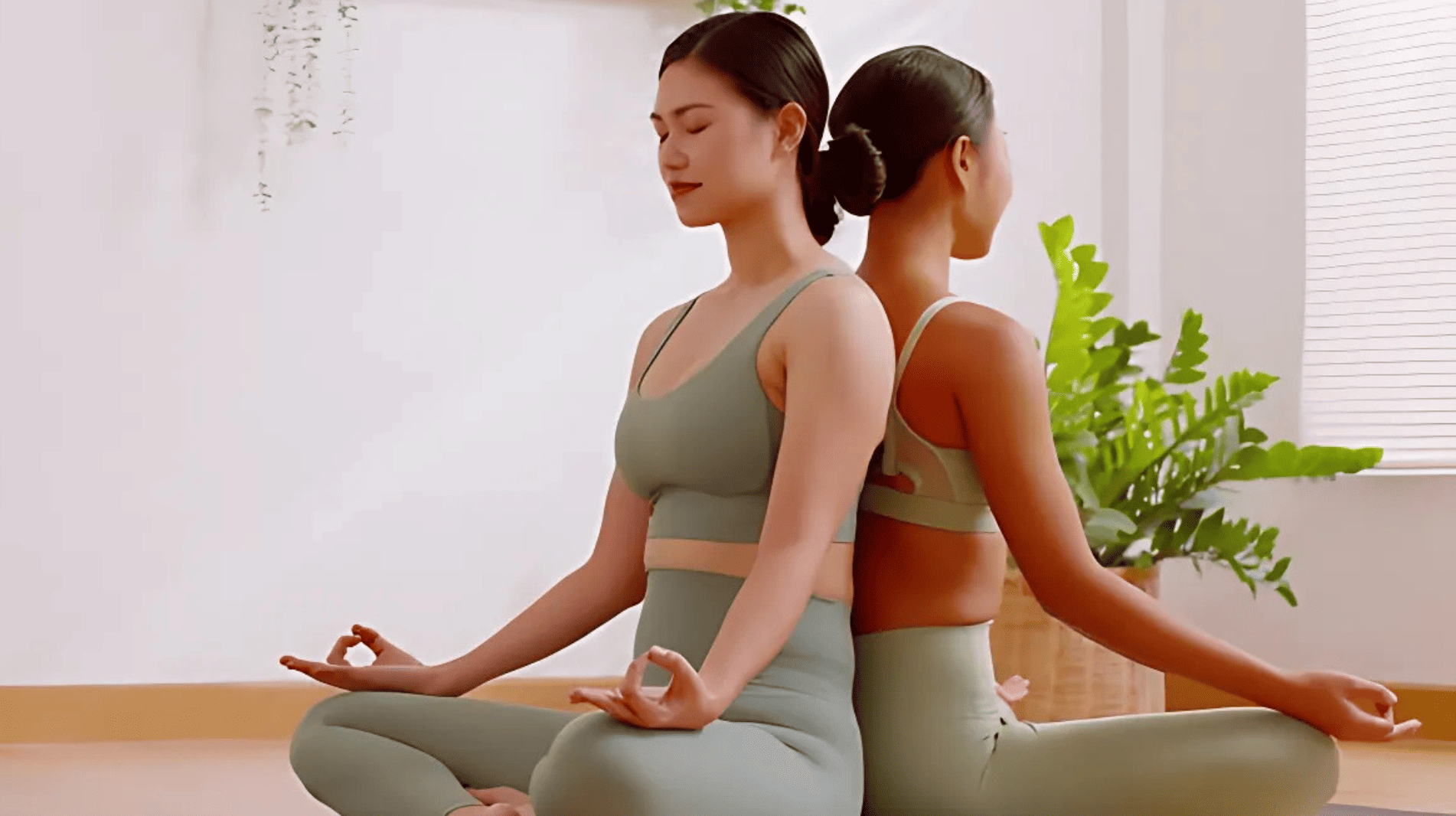 back to back breathing meditation