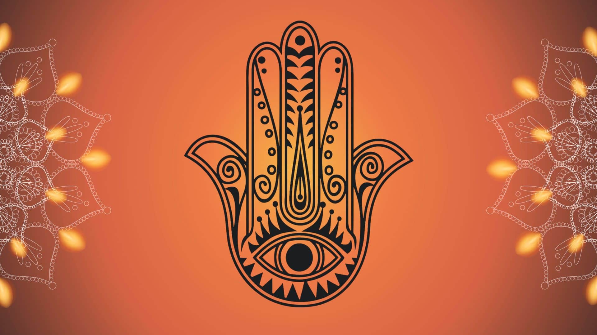 hamsa hand yoga symbol
