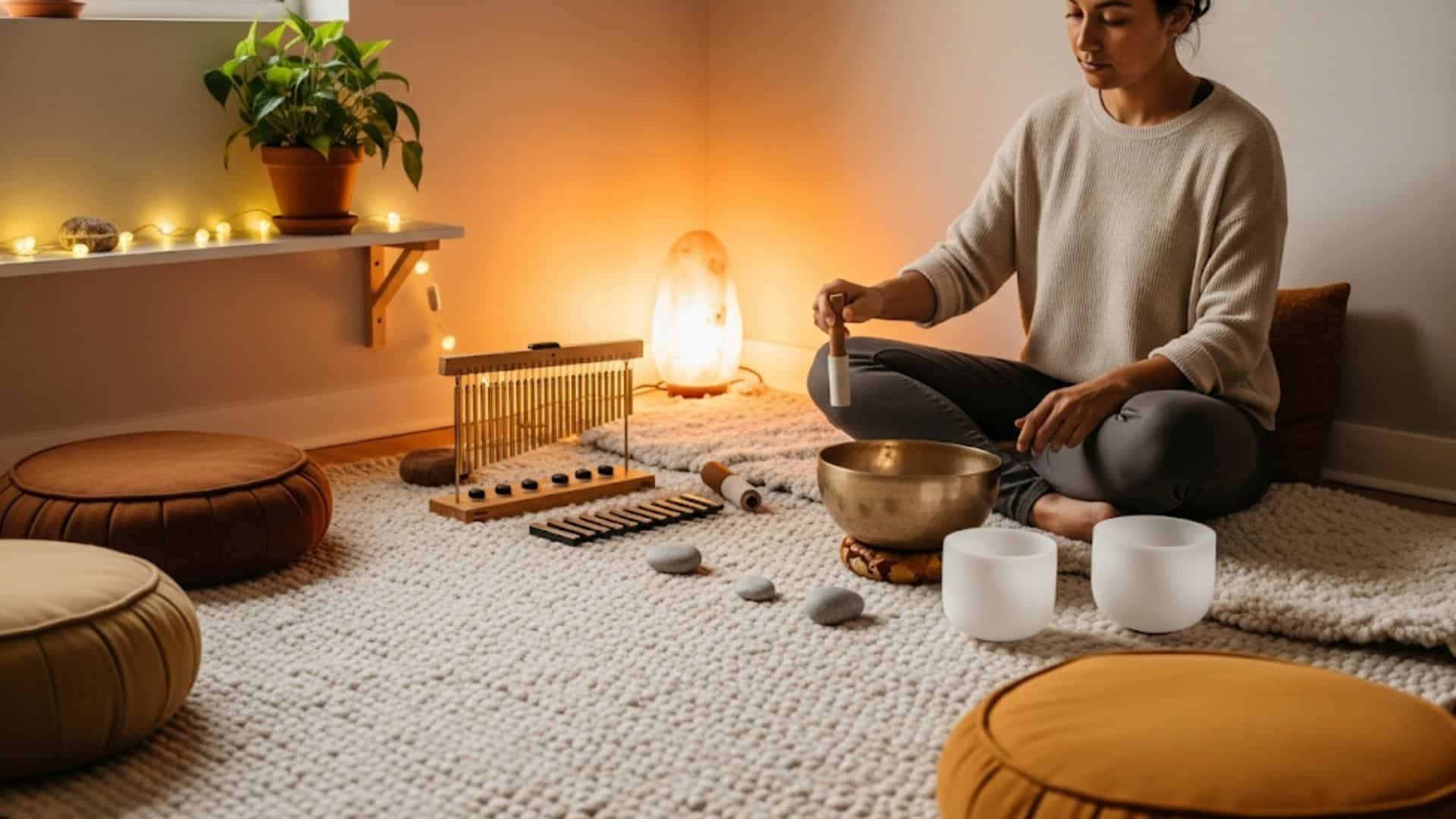 how to practice sound healing at home