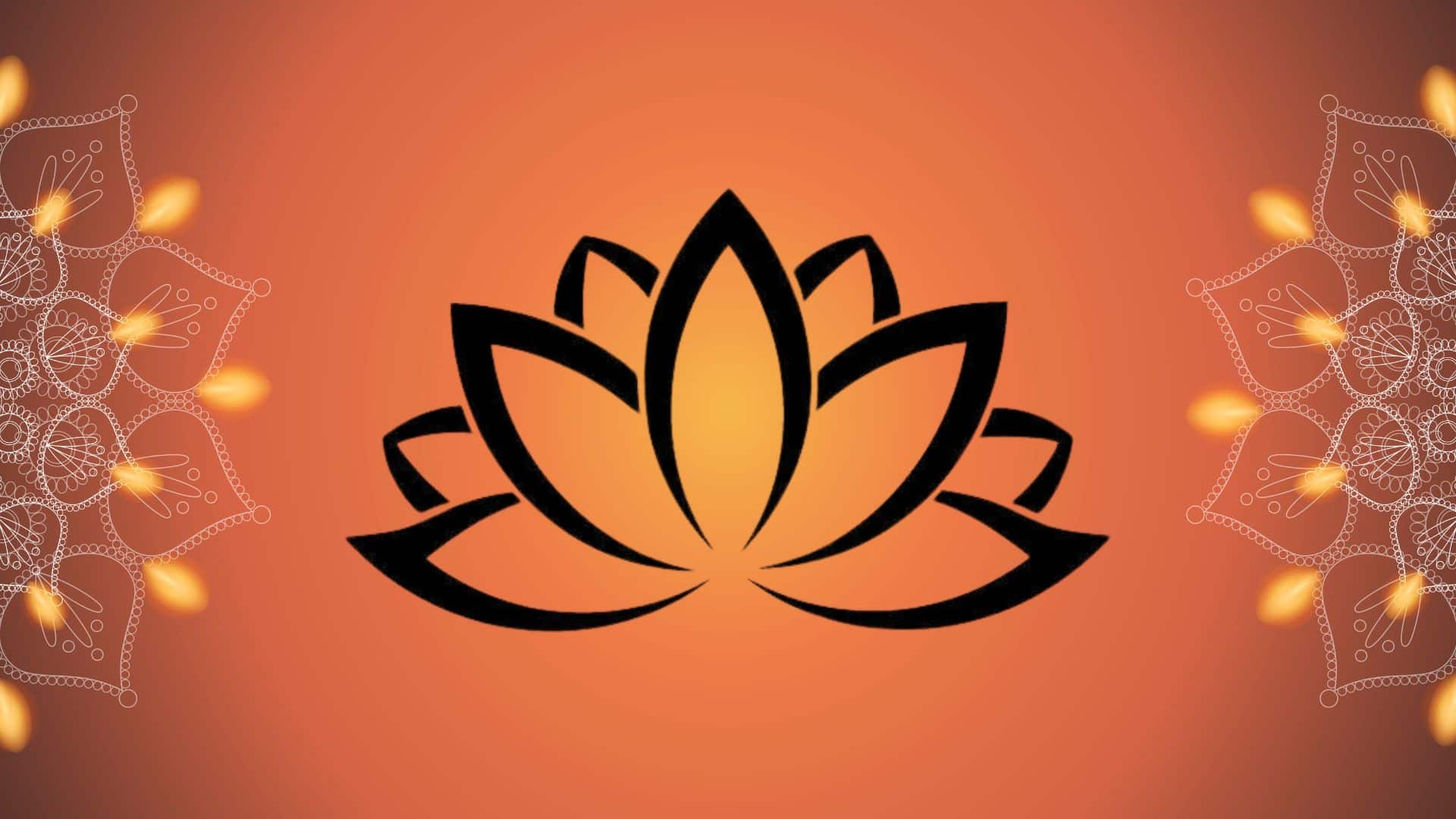 lotus flower yoga symbol