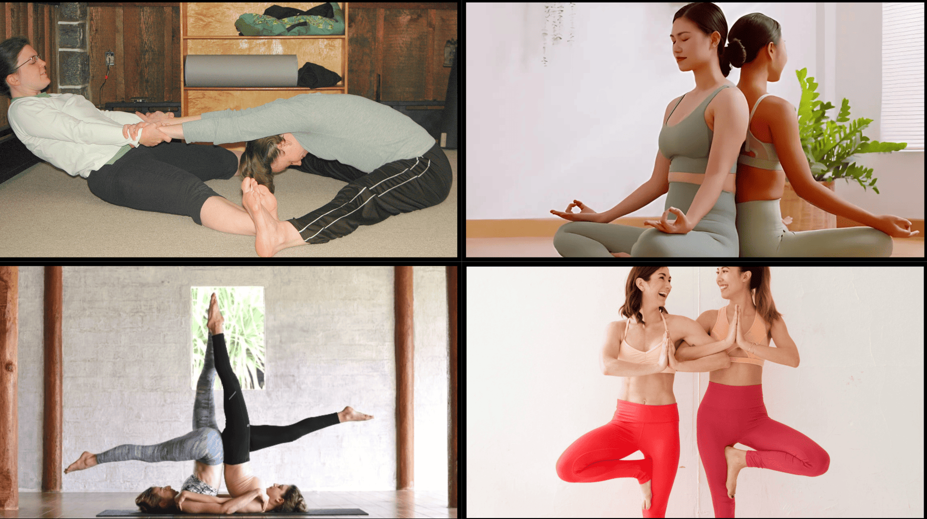 partner yoga poses easy