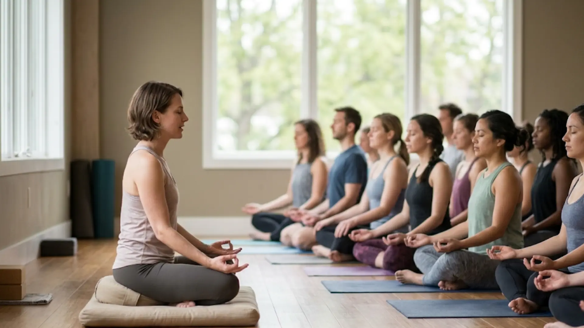 practical guide for yoga teachers on effectively timing, structuring, and cueing meaningful intention-setting to deepen their students' practice