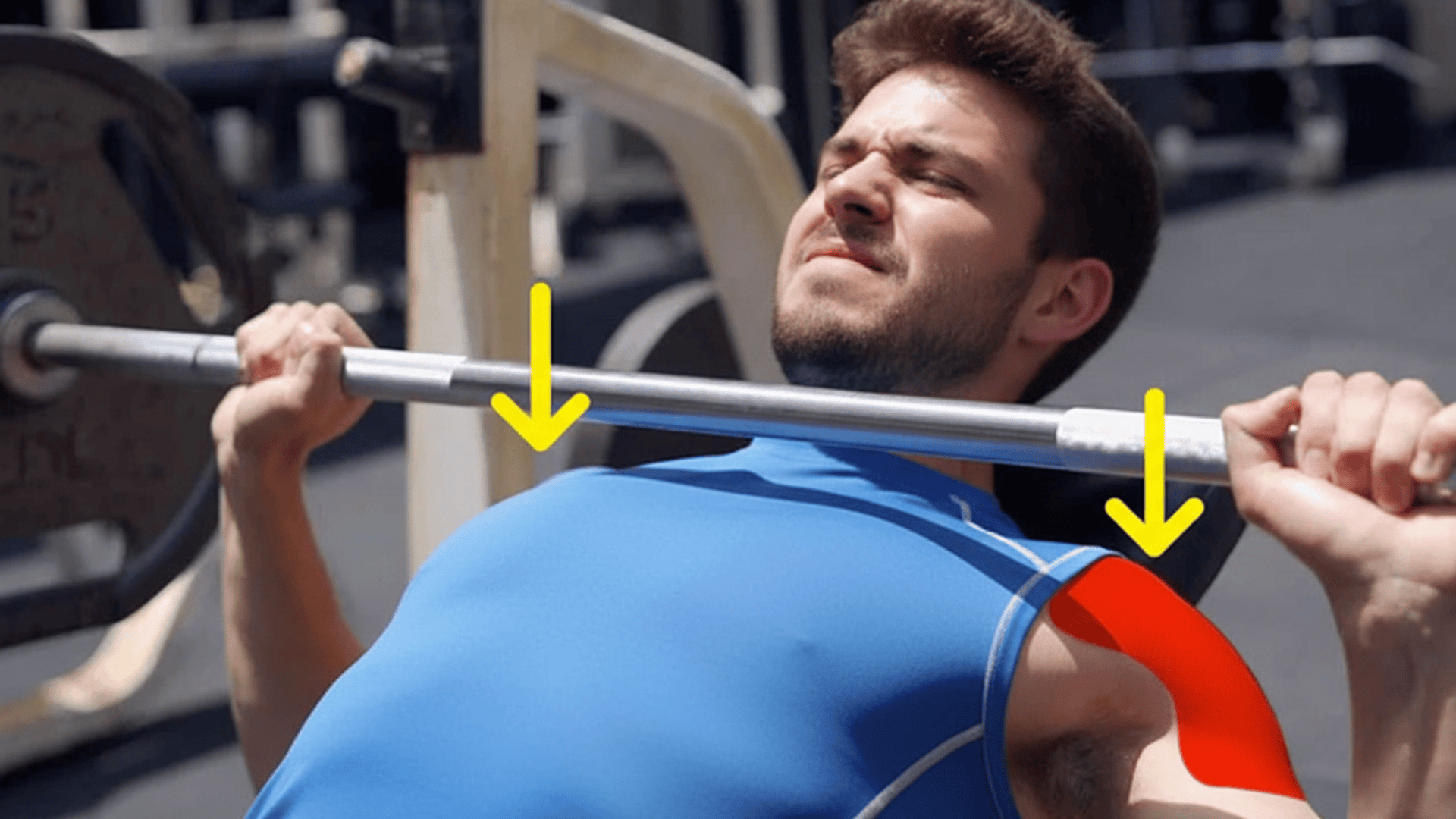 shoulder pain when benching