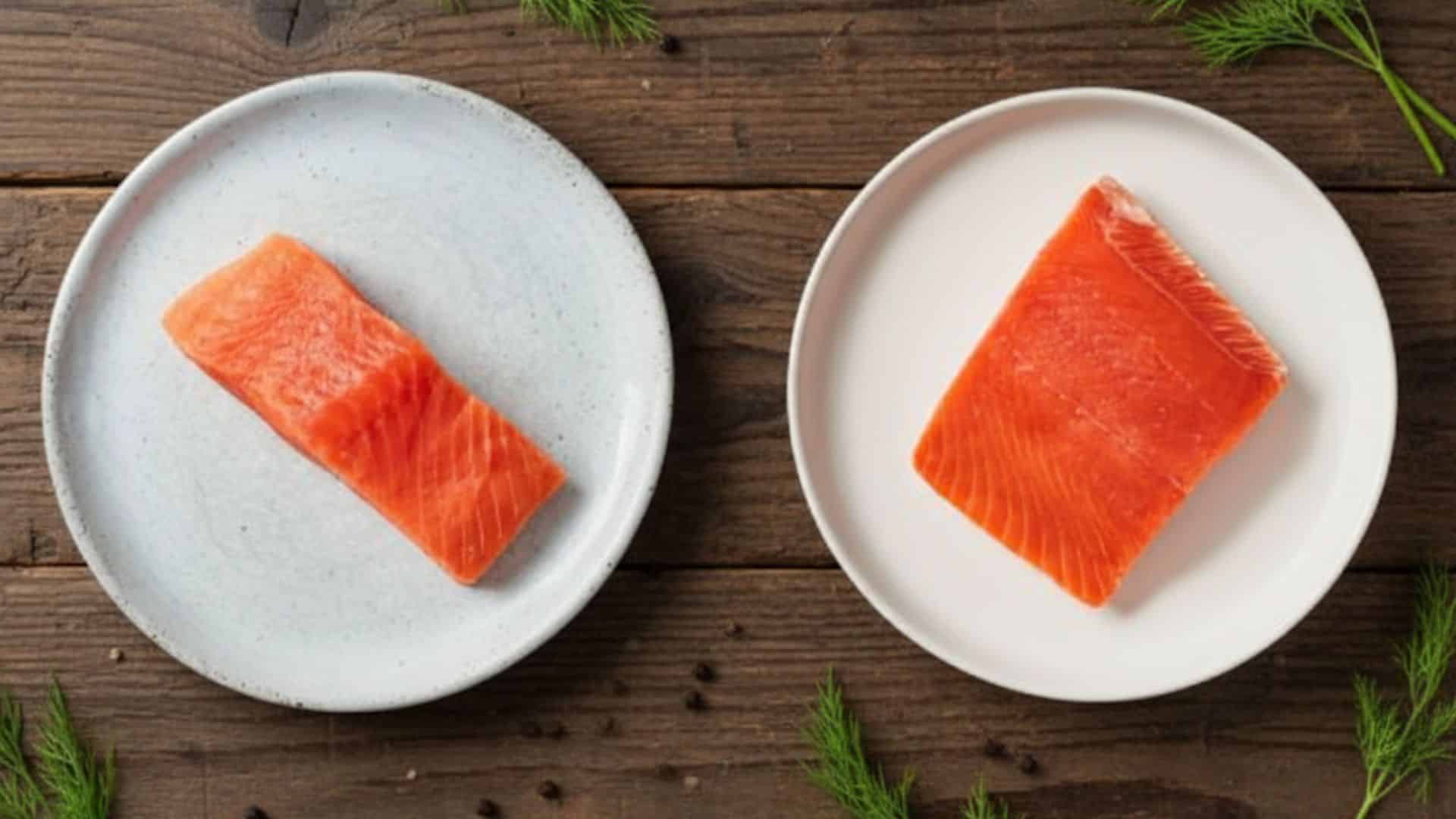 sockeye vs king chinook salmon