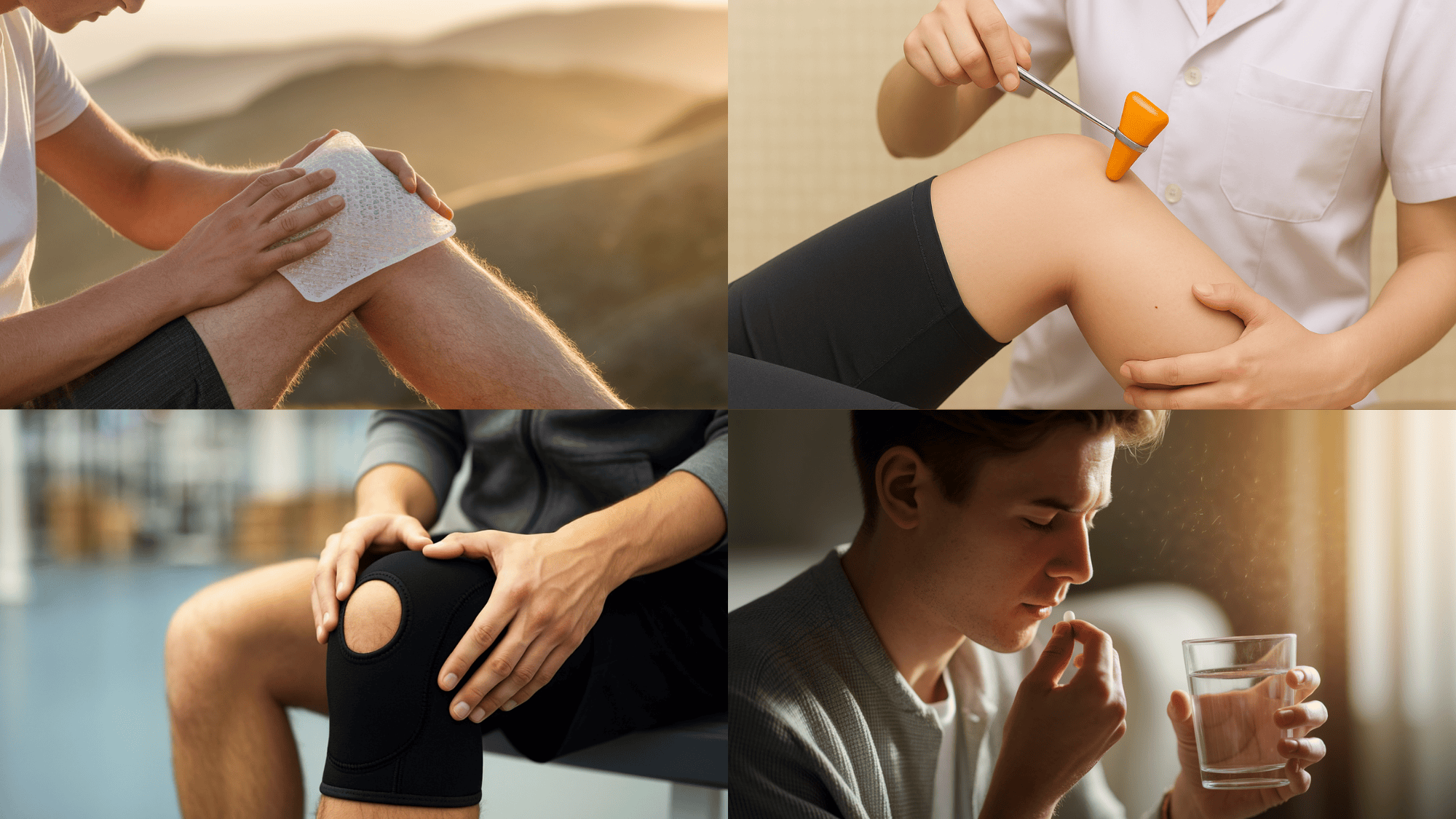 treatment options for sharp knee cap pain