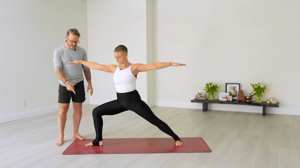 extended-side-angle-pose-entry-bent-knee-back-leg-alignment