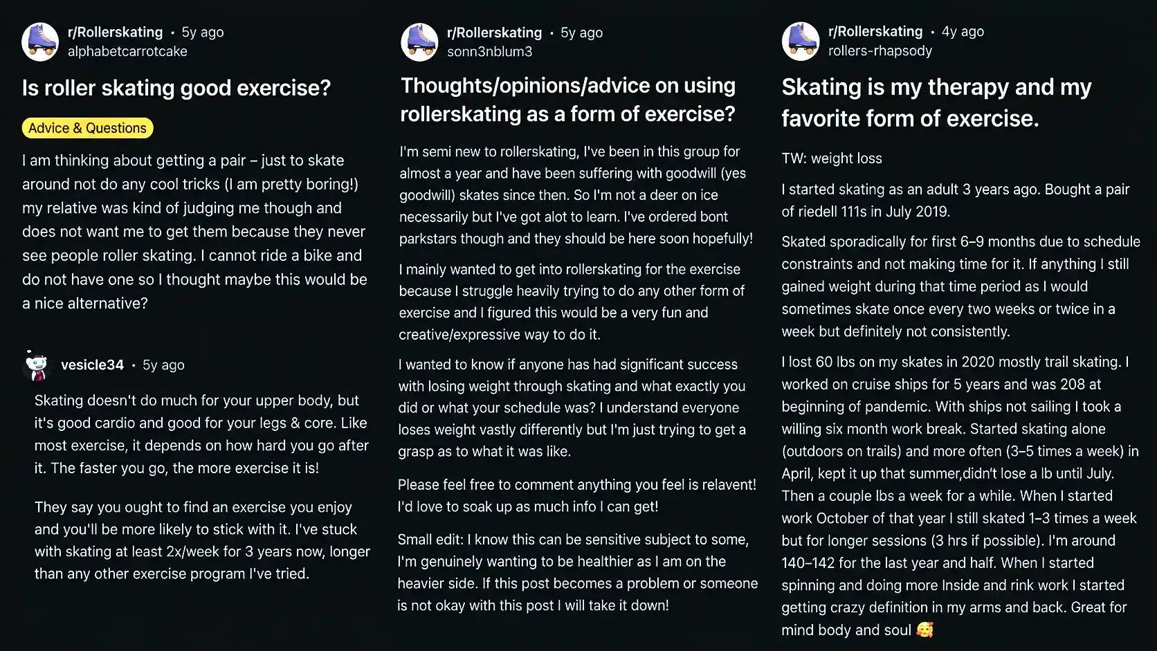 reddit skating discussions